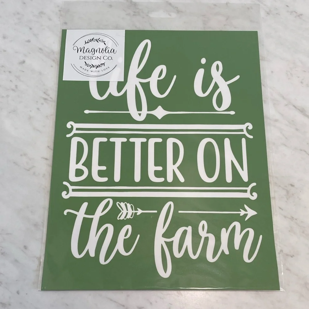 Magnolia Design Co On the Farm Silkscreen Stencil NEW